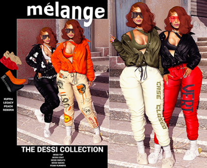 Second Life Marketplace - Melange: Dessi Coat [Nude]